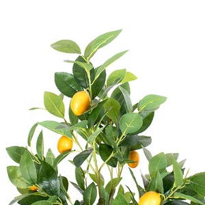 90% simulación de venta directa de fábrica de <span class=keywords><strong>maceta</strong></span> pequeña artificial limón planta un árbol para la decoración - Product Image 2