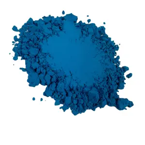 Pigment céramique inorganique, échantillon gratuit, peinture teintée, bleu paon pour l'industrie céramique