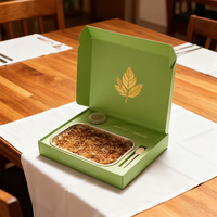 Boîte de présentation personnalisée pour Kunafa arabe, boîte à emporter pour pain, gâteaux et desserts, design de boîte alimentaire Knafeh/Kunafa/Kunafe, boîte bento