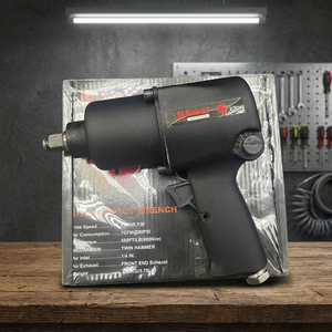 Llave de Impacto Neumática SS SAMSON de 1/2 Pulgada con Doble Martillo, 680N-M de Torque, Capacidad de Perno de 12.7mm, Kit de Llave Neumática para Reparaciones Eléctricas - Product Image 1