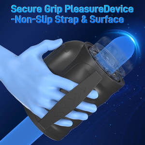 新手柄口袋猫咪男性伸缩旋转手淫设备男性飞机杯手淫性玩具 - Product Image 2