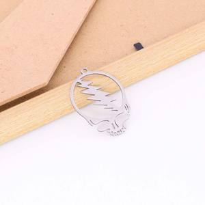 卸売流行のスティーリーシンボルステンレスリンクチェーン感謝の念を持ったデッドヘッド音楽祭ジュエリーネックレス - Product Image 6