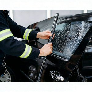 Factory Direct Sale PET Car Window Film <strong>Blackout</strong> Privacy Protection Window Wrap <strong>Tint</strong> - Product Image 2