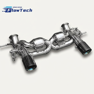 ระบบท่อไอเสียประสิทธิภาพสูงสำหรับมาเซราติ MC20 3.0T สแตนเลสสตีลแบบ Catback พร้อมท่อเก็บเสียงและวาล์ว - Product Image 3