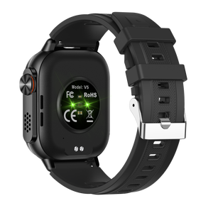 Montre connectée V5 1000 mAh avec grande batterie, écran ultra HD de <span class=keywords><strong>2</strong></span> pouces, étanche, pour hommes et femmes - Product Image 4
