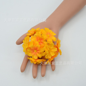 Decoración de Sombrero con Flor de Lewisia Simulada de Dongchen Crafts, Flor de Seda de 10 cm, Accesorios para Fotografía de Bodas - Product Image 2