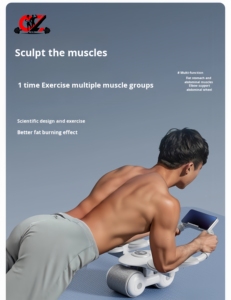 CZFIT Rueda Abdominal de Acero de 1.5 kg con Rebote Automático, Ejercicio Ecológico en Casa, Entrenamiento de Músculos Abdominales y Planchas - Product Image 2