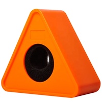 Drapeau de microphone carré/triangulaire multicolore pratique pour conférences/entrevues, très vendu