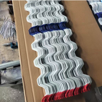 Fil de fer zigzag antirouille pour serre agricole, fil de serrage pour film agricole, antirouille, support pour plantes