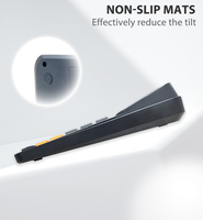 Calculatrice numérique fantaisie en plastique ABS alimentée par énergie solaire/batterie CTIFREE, certification CE/FCC, affichage à 14 chiffres