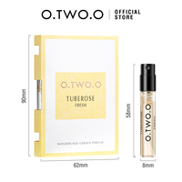 Coffret d'échantillons de voyage O.TWO.O, parfums et fragrances longue durée 1,5 ml pour femmes