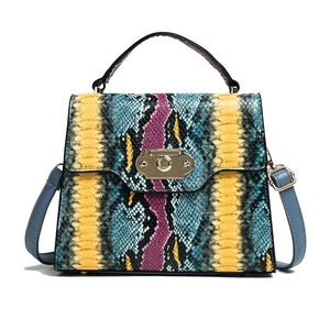 European Fashion Designer Handbag <strong>Snake</strong> Pattern Tote Crossbody <strong>Bag</strong> Women - Product Image 2