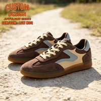 Chaussures décontractées unisexes en daim à semelle en caoutchouc, personnalisables, nouveau modèle, pour l'extérieur, mode été-hiver, baskets avec logo personnalisé