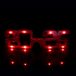 2025 New Year Event LED Glow Glasses Factory Wholesale <b>Flash</b> Party Supplies for Halloween Christmas Party Novelties - Product Image 5
