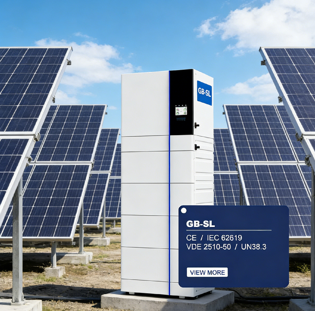 Deye GB-SL High-Voltage LiFePO4 All-in-One ESS | GB-S6K 6kW Model with Built-in Hybrid Inverter for Solar Systems