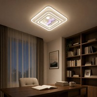 Plafonnier Carré Magpie Porte-Bonheur, LED Minimaliste 3 Modes de Couleur pour Chambre et Salon – Vente Flash