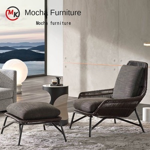 <span class=keywords><strong>Chaise</strong></span> 3 places pliable haut de gamme <span class=keywords><strong>en</strong></span> <span class=keywords><strong>rotin</strong></span> <span class=keywords><strong>tressé</strong></span>, design moderne, durable et imperméable pour hôtels et jardins - Product Image 3