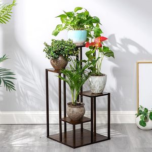 Supporti <span class=keywords><strong>per</strong></span> <span class=keywords><strong>piante</strong></span> <span class=keywords><strong>a</strong></span> 4 livelli, ripiano portavasi <span class=keywords><strong>per</strong></span> fioriera, espositore <span class=keywords><strong>per</strong></span> fiori da esterno <span class=keywords><strong>per</strong></span> interni, <span class=keywords><strong>scaffale</strong></span> <span class=keywords><strong>per</strong></span> fioriera - Product Image 6