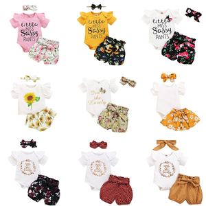 Offre Spéciale : Ensembles de Vêtements d'Été pour Bébés Filles (3 à 6 Mois) avec Bandeaux – Nouveaux Modèles pour Nourrissons et Tout-Petits - Product Image 2