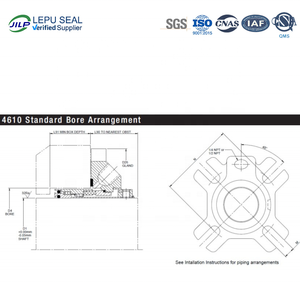 Joint de pompe à <span class=keywords><strong>cartouche</strong></span> simple et double de type 4610 de grande marque - Product Image 5