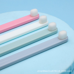 Pet Toothbrush Small Size Soft Bristles For Cats Dogs Rabbits Hamsters Oral Hygiene Pink White Gray Dark Green - Product Image 4