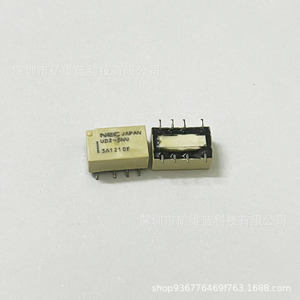 Relé de Señal Electromagnético de CC NEC UD2-5NU 5V 1A de Montaje Superficial de 8 Pines, Dos Abiertos y Dos Cerrados - Product Image 1