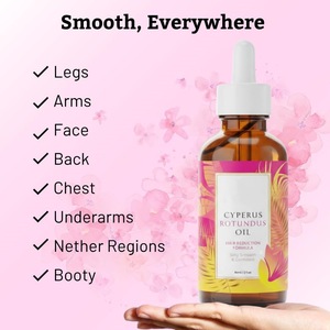 Aceite de Cypriol OEM, Aceite de Cyperus Rotundus, Esencia Natural en Roll-On Inhibidora del Crecimiento del Cabello, Suero para Reducir el Crecimiento, Depilación Corporal y Facial - Product Image 4