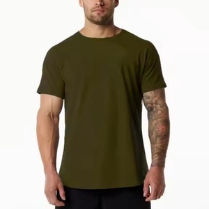 Camiseta Deportiva Personalizada para Hombre, Ligera, Ajustada, Transpirable, de Secado Rápido, para Gimnasio, Verano, con Diseño en Blanco - Product Image 3