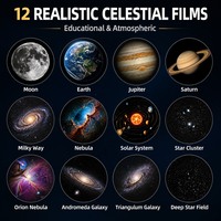Projecteur d'étoiles 2KHD Galaxy avec 12 films, veilleuse rechargeable 2000 mAh avec haut-parleur et 8 bruits blancs pour la décoration de chambre