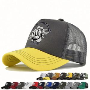 Gorra de béisbol trucker informal al por mayor con malla, gorras de béisbol personalizadas con logo, gorras de béisbol con diseño de animales - Product Image 1