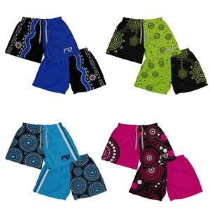 Short de football autochtone autochtone personnalisé en polyester pur - Product Image 1