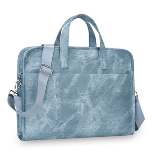 Waterproof Shockproof Breathable Business Laptop Sleeve with Zipper Closure Large Capacity Portable <b>Computer</b> <b>Bag</b> - Product Image 1