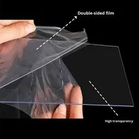 Rouleau de feuille rigide en PVC transparent, film de protection pour cadre, feuille de couleur, panneau de durabilité, traitement personnalisé, Chine continentale, modèle PET/PC