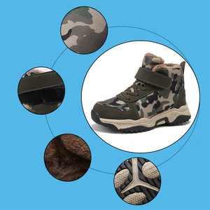 Botas de Invierno Cálidas con Camuflaje para Mujer, Parte Superior Sintética, Forro de Felpa, Suela de Goma Antideslizante, Entresuela de EVA, Altura hasta el Tobillo - Product Image 2