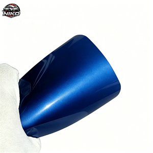 Película NIKO Super Brillante de 1.52*15m, Vinilo Adhesivo para Envolver Autos, Color Azul Profundo, PPF - Product Image 2