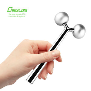 Venta al por mayor 2 en 1 Face <span class=keywords><strong>Sculptor</strong></span> Face Scrubber Metal Face Massage Roller Masajeador <span class=keywords><strong>facial</strong></span> - Product Image 6