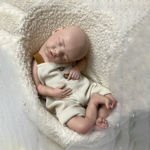 Muñeca <span class=keywords><strong>Reborn</strong></span> Realista de Silicona Ultrasuave de 17", Gemela B, Lavable, con Tacto Esponjoso, Regalo Perfecto para Baby Shower - Product Image 6