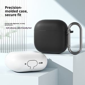 Nouvelle coque de protection pour écouteurs sans fil, résistante aux rayures, avec crochet, antichoc, antidérapante, en silicone, anti-chute - Product Image 6