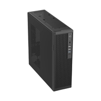 Boîtier PC Micro-ATX Mini-ITX en métal noir de taille moyenne avec poignée de transport