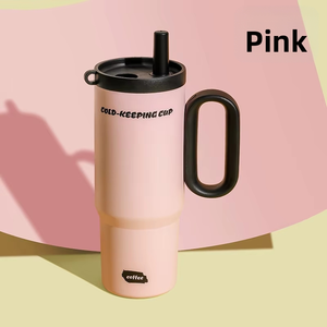 Taza Termo Gigante de Lujo para el Hogar, Taza de <span class=keywords><strong>Café</strong></span> para Auto de Gran Capacidad, Aislada al Vacío, de Acero Inoxidable, <span class=keywords><strong>con</strong></span> Tapa de un Solo Botón - Product Image 6