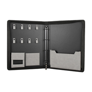 Sacs à documents Fog Rock Business, sac de livraison à fermeture éclair, dossier de remise en main en cuir exécutif - Product Image 6