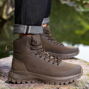 DF022 AS33 Tactical Hiking <b>Boots</b> <b>Waterproof</b> Outdoor <b>Boots</b> <b>Lightweight</b> Sole All Seasons Black Brown Khaki For Trekking Training - Product Image 4