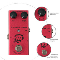 Amplificador de Guitarra Mini Overdrive Vintage a Precio de Fábrica, Pedal de Efectos Eléctricos True Bypass, Metálico