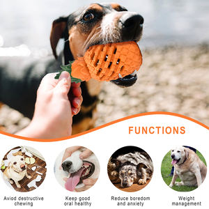Goma Natural para masticar piña perro <span class=keywords><strong>Tory</strong></span> mascota mordedura agresiva juguete nuevo caucho Natural no tóxico resistente a mordeduras perro juguete - Product Image 6