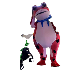 Le populaire costume de grenouille <span class=keywords><strong>gonflable</strong></span> amusant, inspiré des dessins animés, dans lequel les personnes peuvent entrer - Product Image 1