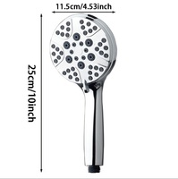 Vente en gros de pommeau de douche à main en ABS écologique conception moderne de gousse de graines de lotus haute pression oxygène économie d'eau pour la cuisine