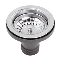 Double bol en acier inoxydable, évier de cuisine, Siphon égouttoir, SUS304