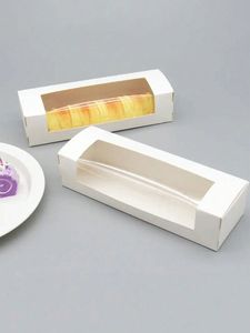 Cajas Reciclables para Pasteles y Donuts con Ventana Transparente, Papel de Arte con Laminado Brillante, Embalaje Seguro para Alimentos - Product Image 5