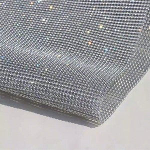 YH Applique in Strass Termoadesivi Ecologici 45x120cm, 12 Sfaccettature, Motivo 3D per Abbigliamento, Borse, Scarpe, Elastico, Motivo Piatto - Product Image 3