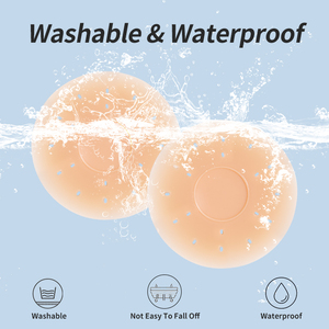 Женские многоразовые лепестки груди, полный охват, телесный силиконовый клей, бесшовные соски, пикантные соски, защита кожи сосков - Product Image 2